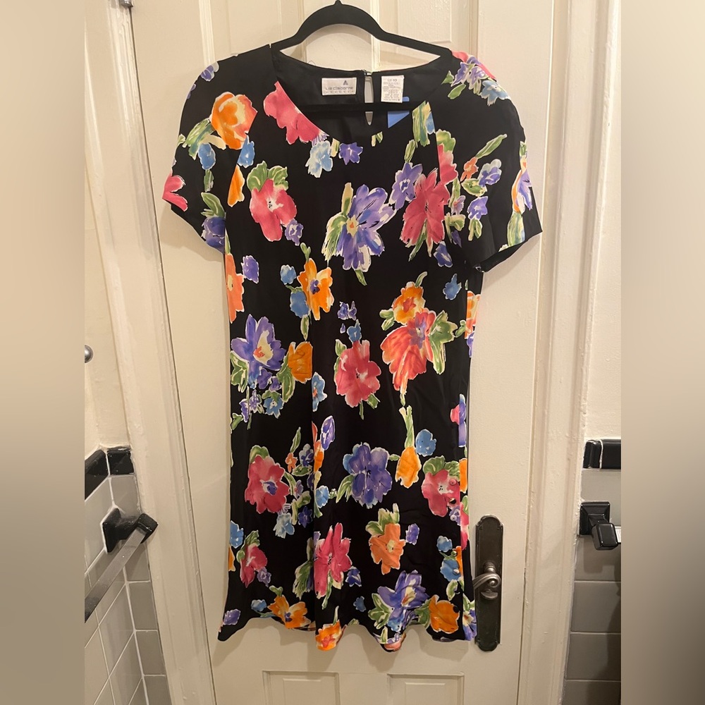 Liz Claiborne Multicolor Silk Dress